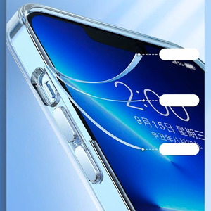 Kingxbar Elegantti sarjan tapauksessa iPhone 13 Pro tapauksessa takakansi läpinäkyvä läpinäkyvä