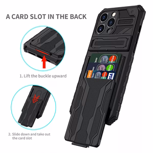 Tel Protect Combo Suojakuori iPhone 13 Pro:lle musta