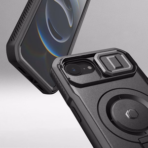 Tech-Protect Kevlar MagSafe Suojakuori iPhone 16e / 17e:lle - Musta