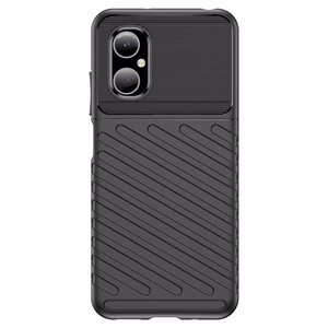 Thunder Case Xiaomi Poco M4 5G silikoni panssari tapauksessa musta