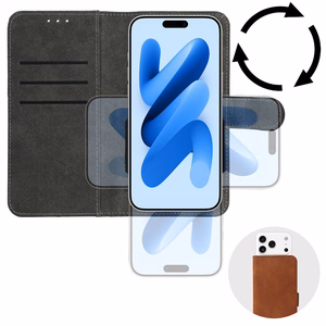 Yleinen Universal Läppäsuojakuori - koko S - iPhone 12/13/Samsung S6/A5 2016/Xcover 4/S22/Huawei P8 2017:lle ruskea