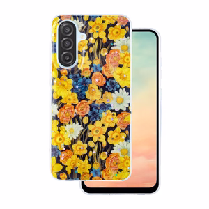 Glow Glam suojakuori Samsung Galaxy A17 5G oranssi