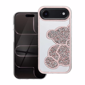 Suojakuori iPhone 17 AIR:lle Teddy Bear vaaleanpunainen