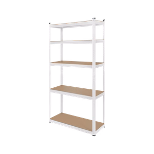 Metallinen varastohylly Rebel 180x90x40, valkoinen