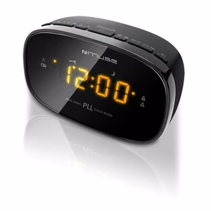 Muse M-150 CR – PLL-kelloradio herätyksellä, musta