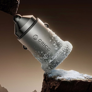 Orico MiniRing Pro 45W USB-A + USB-C autolaturi - hopeinen