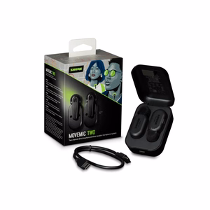 Shure MoveMic Two MV-TWO-Z6 – kaksikanavainen langaton nappimikrofonisarja
