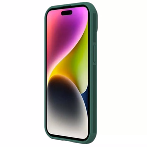 Nillkin CamShield Pro PC+TPU Suojakuori iPhone 15 Plus:lle vihreä