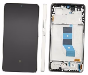 LCD-näyttö Xiaomi Poco M7 Pro 5G kosketusnäytöllä kehyksellä hopeinen alkuperäinen (service pack)