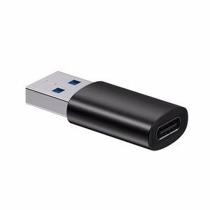 Baseus Ingenuity Series USB-A3.1-Type-C OTG-sovitin musta ZJJQ000101