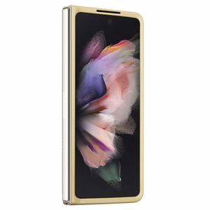 Guess Glitter Script Suojakuori Samsung Galaxy Z Fold 5:lle - kultainen