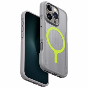 Uniq Combat Active Magclick Lataus Suojakuori iPhone 16 Pro:lle - Harmaa
