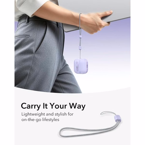 ESR Pulse HaloLock MagSafe  Apple AirPods 4 / 5 kuori, violetti