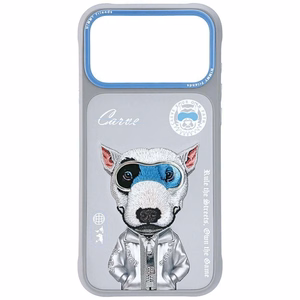 Nimmy Cool&Cute 2.0 Nag Suojakuori iPhone 17 Pro:lle - Harmaa
