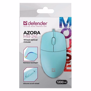WIRED MOUSE DEFENDER AZORA MB-241 RF MINT 1200dpi 3P