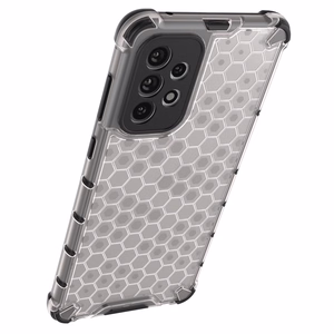 Honeycomb tapauksessa panssaroitu suojus geelirunko Samsung Galaxy A73 sininen