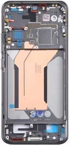 LCD-näyttö Xiaomi 14 5G kosketusnäytöllä musta alkuperäinen (service pack)