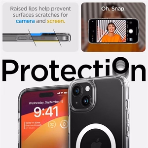 Spigen Ultra Hybrid S MagSafe, kirkas - iPhone 15 Plus