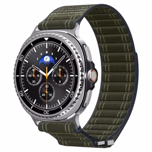 Spigen WBF1 Hihna Samsung Galaxy Watch 8/Classic (40/44/46mm) vihreä