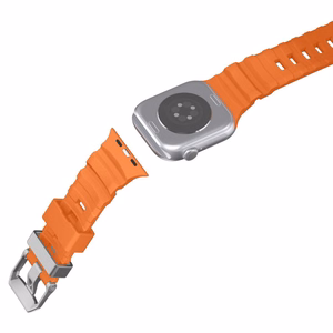 Spigen WBS2 Ranneke Apple Watch 8/9/10/11/SE/Ultra (44/45/46/49 mm) Oranssi