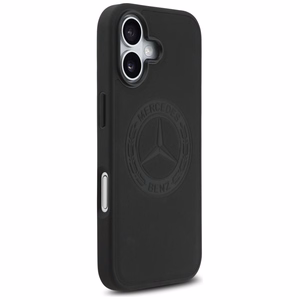 Mercedes Nahkainen Vintage Logo MagSafe Suojakuori iPhone 17:lle - musta