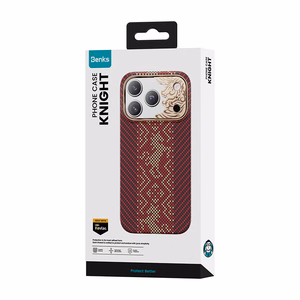 Punainen Benks Magnetic Armor Air Knight kevlar- ja metallikehyksinen suojakuori (C.K.FL.AP.GD.J072) malleihin iPhone 18 Pro / iPhone 17 Pro
