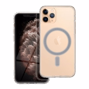 Suojakuori iPhone 11 PRO:lle Clear Mag Cover (STR) MagSafe-yhteensopiva läpinäkyvä