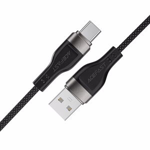 Acefast C11-04 USB-A - USB-C 3A Kaapeli 1,2m magneettinen punottu - musta