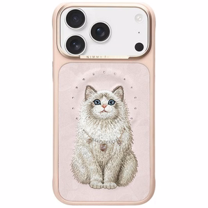 Pinkki NIMMY ONNEKAS MUOTIKISSA suojakuori IPHONE 18 Pro Max/17 Pro Max -puhelimelle, MagSafe-yhteensopiva