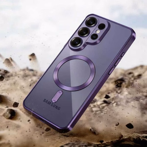 Tech-Protect MagFlex MagSafe -suojakuori Samsung Galaxy S26 Ultra:lle - läpinäkyvä violetti