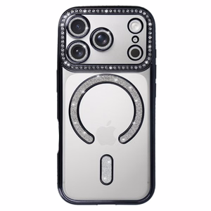 Bling MagSafe Suojakuori iPhone 17 Pro:lle musta