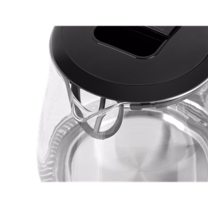 TEESA sähköinen lasivedenkeitin, 1630 W, musta, 1 l