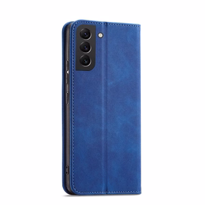 Magnet Fancy Suojakuori Samsung Galaxy S23 Ultra:lle lompakkokotelo jalustalla sininen