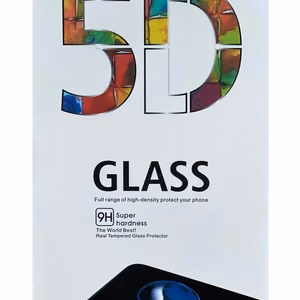 Karkaistu lasi 5D Full Glue Samsung G973 S10 kaareva musta ilman reikää