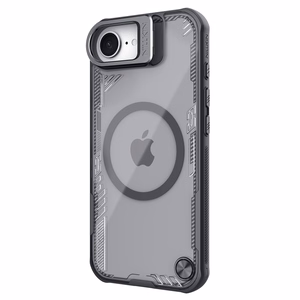 Nillkin Iceblade Prop Magneettinen Suojakuori jalustalla iPhone 16e / 17e:lle - musta
