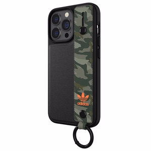 Adidas OR Hand Strap Suojakuori iPhone 13 Pro /13 6.1 musta-vihreä/musta-vihreä 47111