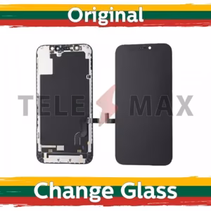 LCD-näyttö yhteensopiva iPhone 12 Mini musta (Uusittu: Telemax)