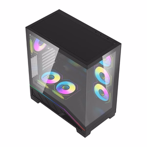 DarkFlash K430 -tietokonekotelo + 6 tuuletinta (musta)