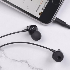 Hoco M60 langalliset nappikuulokkeet Jack 3,5mm - musta