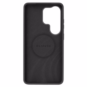 Liavec Silky suojakuori metallisella kamerakehyksellä Samsung Galaxy S26 Ultra -puhelimelle musta