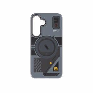 Suojakuori Samsung S25 PLUS:lle Forcell F-Protect Levels Dual Layer 4D MagSafe-yhteensopiva Military Drop-Test cyber grey