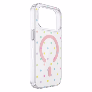Bubble Dots Mag case for iphone 16 Pro 6,3" white