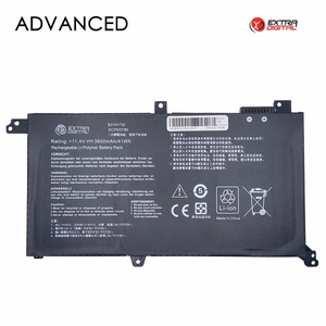 Kannettavan tietokoneen akku ASUS B31N1732, 3600 mAh, Extra Digital Advanced