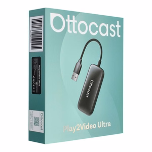 Wireless CarPlay/Android Auto adapter Ottocast Play2Video Ultra black CA515-T