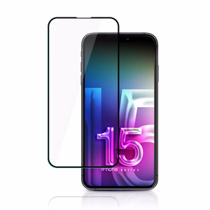Karkaistu lasi 3mk Hard Glass Max Lite Apple iPhone 15 Plus musta