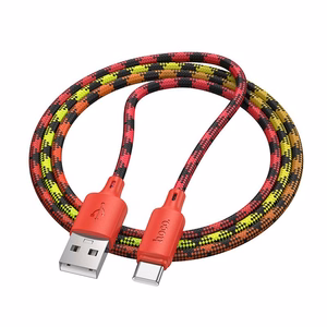 Kaapeli USB A - USB C Hoco 3A 1 m X116 gradientti punainen