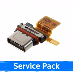 Lataausportti yhteensopiva Sony Xperia X Compact F5321 kanssa flex-kaapelilla 100% alkuperäinen (Service Pack)