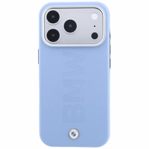 BMW Sign Centered Deboss MagSafe suojakuori mallille iPhone 17 Pro / 18 Pro – sininen