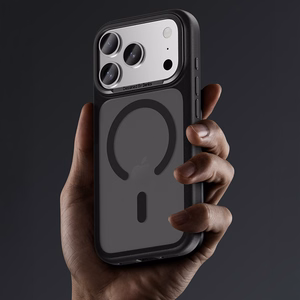 Benks Magnetic Mist metallikehyksinen suojakuori (C.K.FF.AP.BK.0072) iPhone 18 Pro / 17 Pro -puhelimille, musta, kameran ohjauspainikkeella