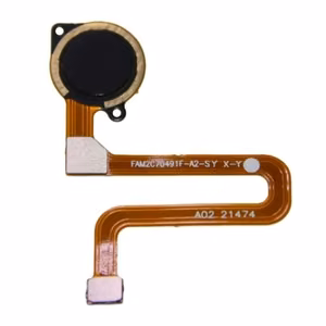Flex Xiaomi Redmi 10C/Poco C40 sormenjälkilukijalla musta ORG
